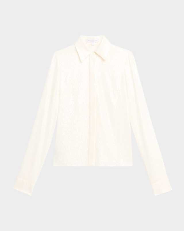 Hansen Sequined Button-Down Shirt